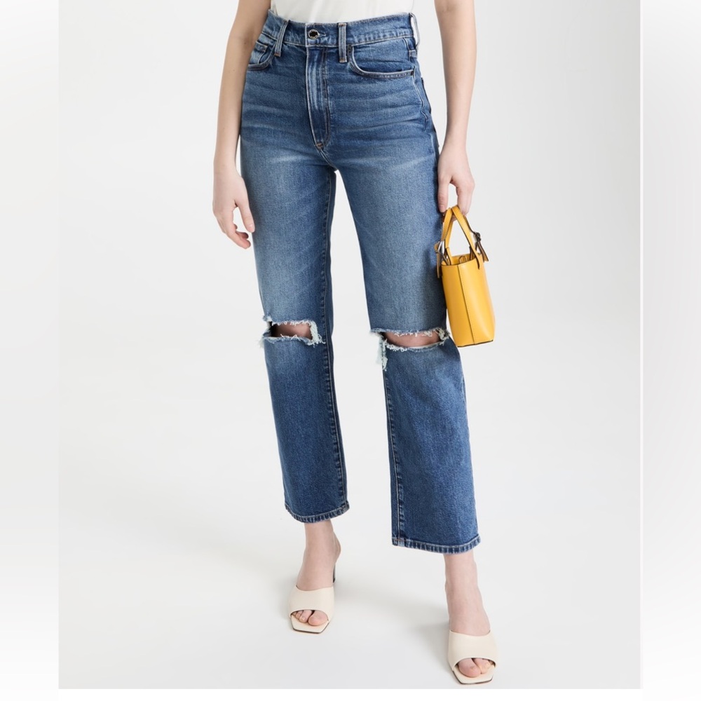 LE JEAN Mia Relaxed Straight Jeans. Size 29 , EUC , blue
